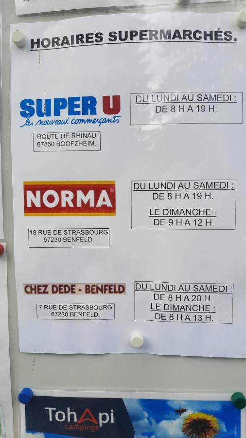 Le Ried Camping To Hapi Boofzheim Zewnętrze zdjęcie
